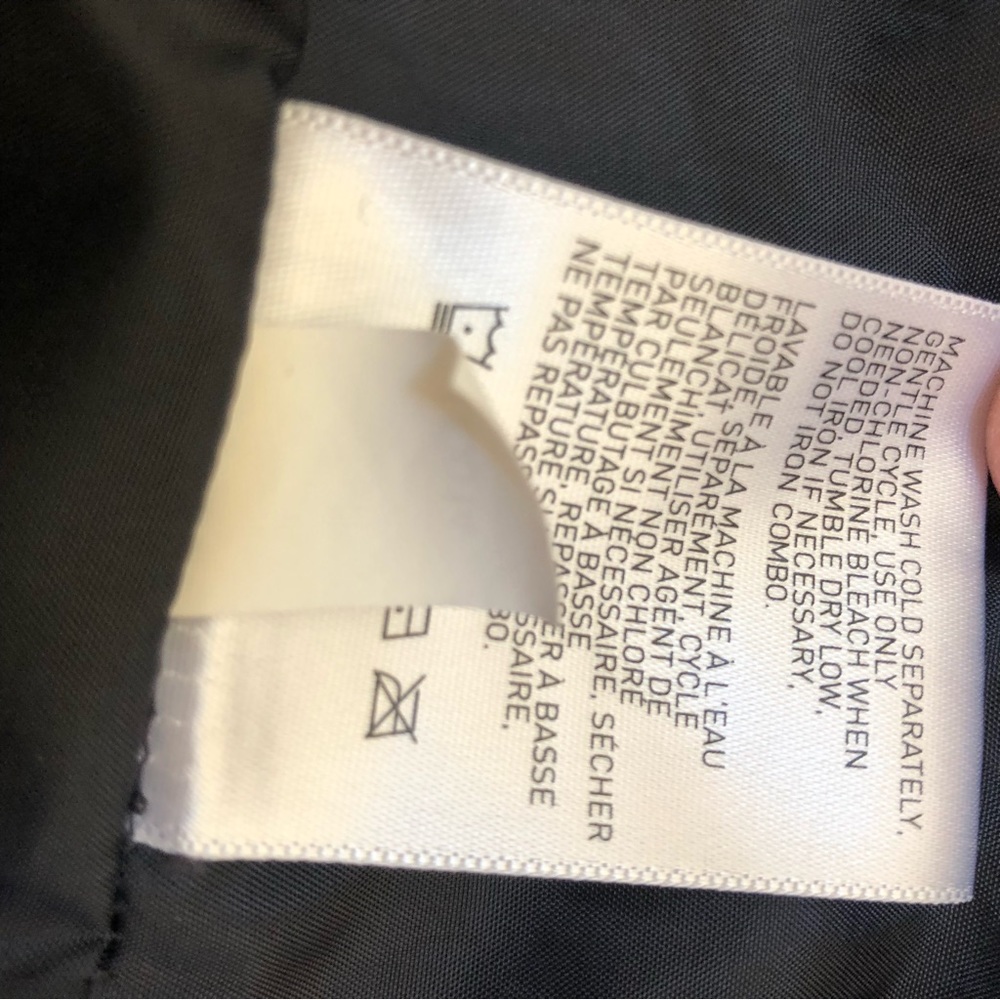 Laundry by Shelli Segal Women’s coat Black size Med faux Leather sleeves, NWOT - Picture 10 of 12